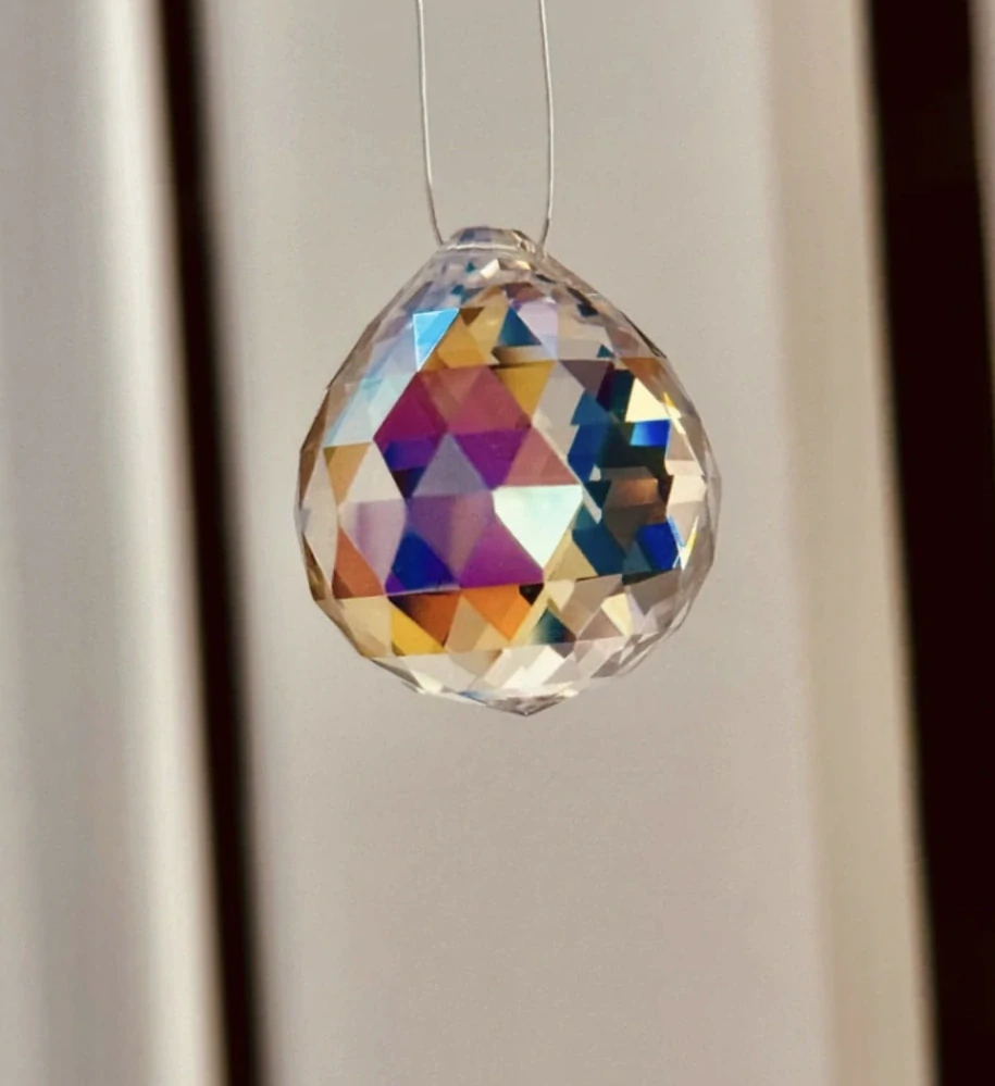Feng shui kulička extra broušená duhová