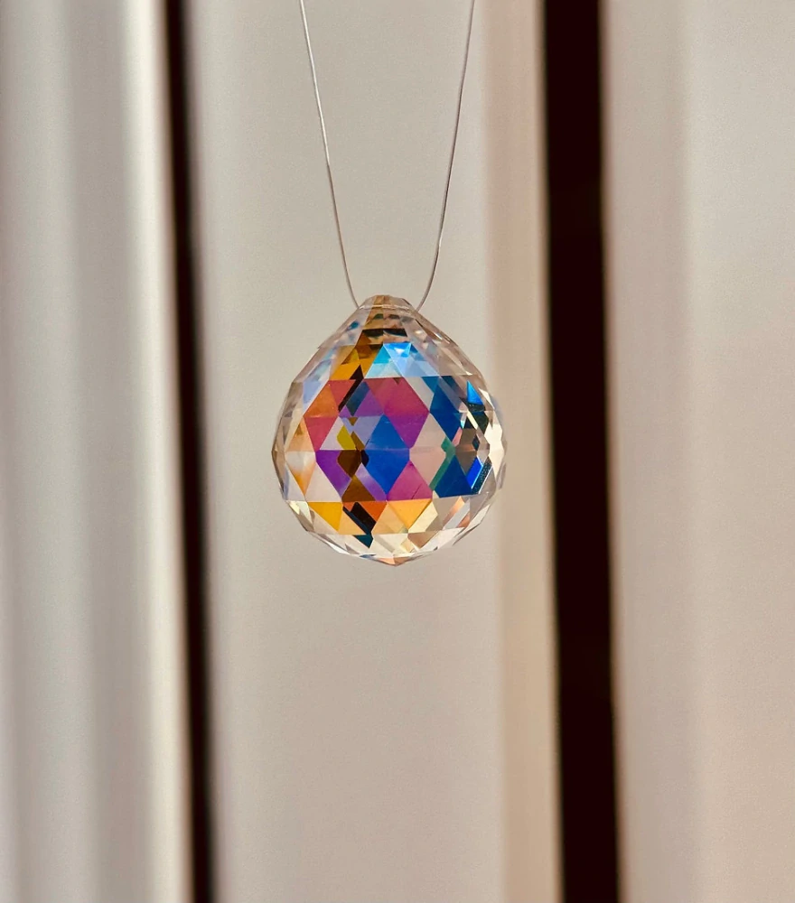 Feng shui kulička extra broušená duhová