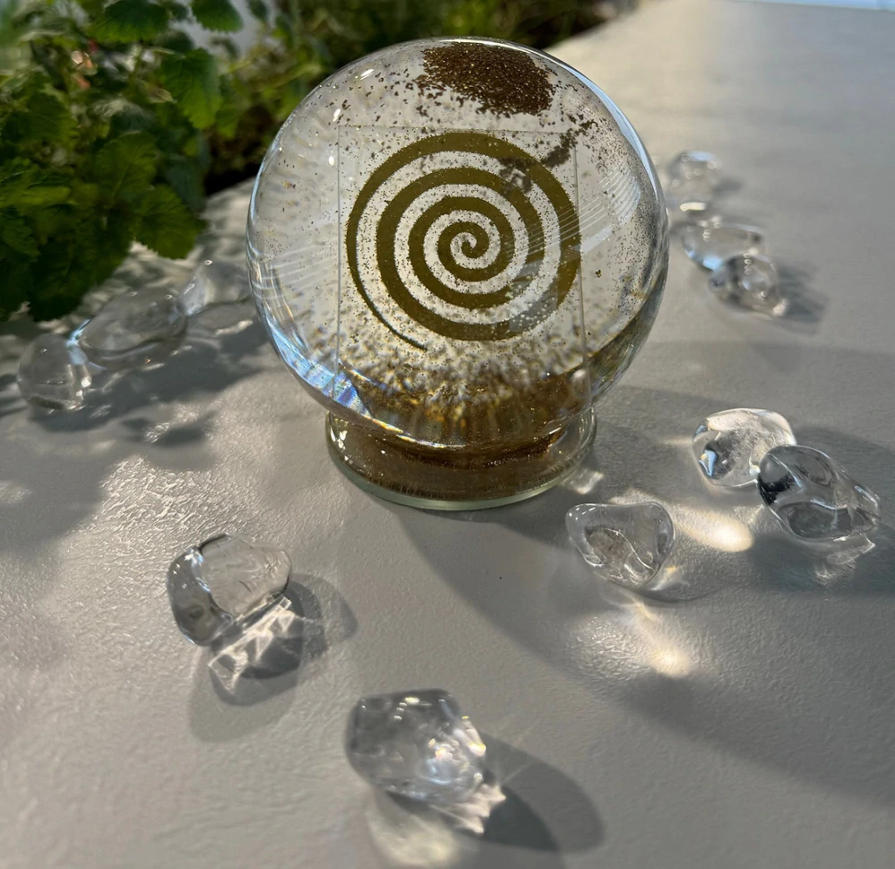 Bioenergicka spirala v kouli