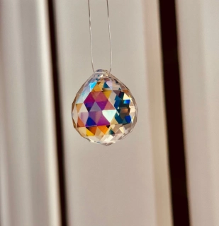 Feng shui kulička extra broušená duhová