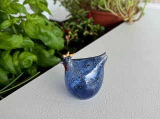 Slepička MODRÁ symbol rodiny , hojnosti