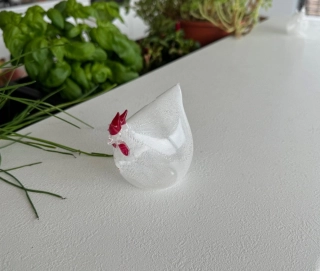 Slepička BÍLÁ symbol rodiny , hojnosti